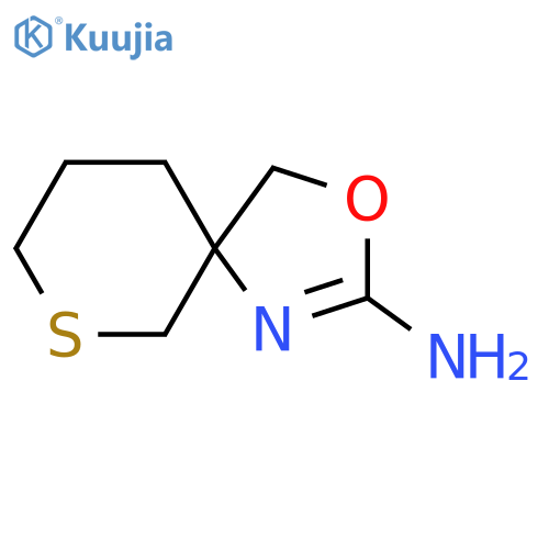 3-oxa-7-thia-1-azaspiro4.5dec-1-en-2-amine structure