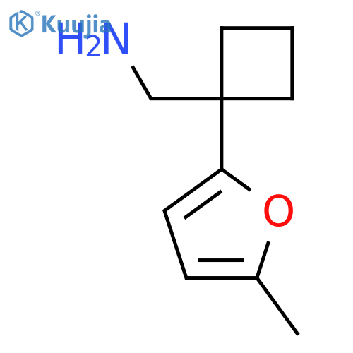 1-(5-methylfuran-2-yl)cyclobutylmethanamine structure