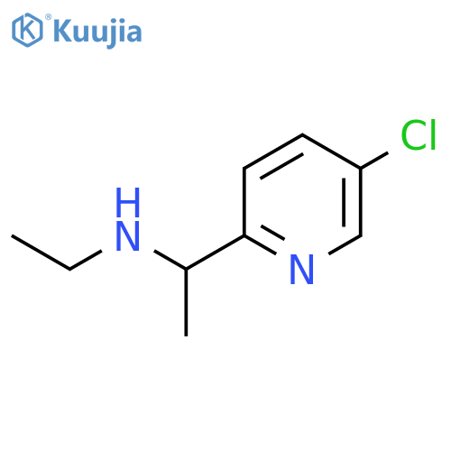 1-(5-Chloropyridin-2-yl)-N-ethylethanamine structure