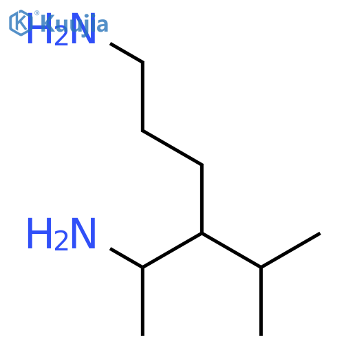 1,5-Hexanediamine, 4-(1-methylethyl)- structure