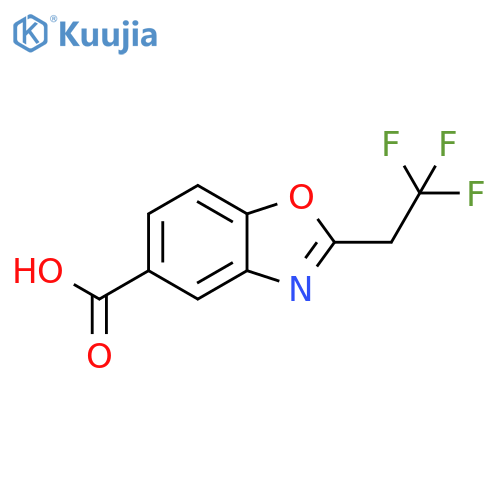 2-(2,2,2-TRIFLUOROETHYL)-1,3-BENZOXAZOLE-5-CARBOXYLIC ACID structure