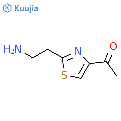 Ethanone, 1-[2-(2-aminoethyl)-4-thiazolyl]- structure