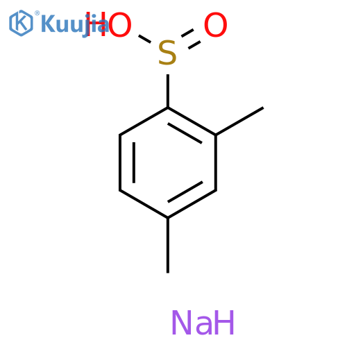 sodium 2,4-dimethylbenzene-1-sulfinate structure