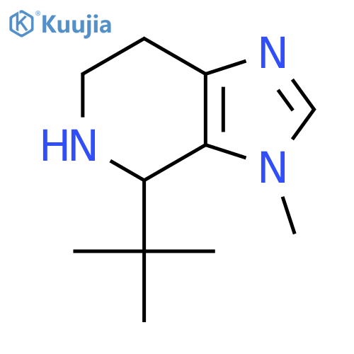 4-tert-butyl-3-methyl-3H,4H,5H,6H,7H-imidazo4,5-cpyridine structure