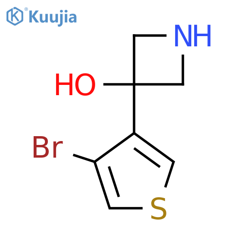 3-(4-Bromothiophen-3-yl)azetidin-3-ol structure
