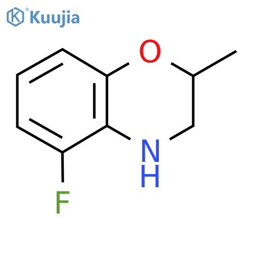 5-Fluoro-2-methyl-3,4-dihydro-2h-1,4-benzoxazine structure