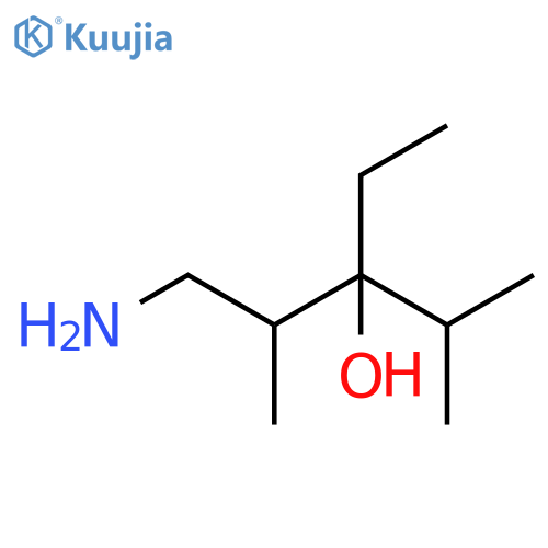 3-Pentanol, 1-amino-3-ethyl-2,4-dimethyl- structure