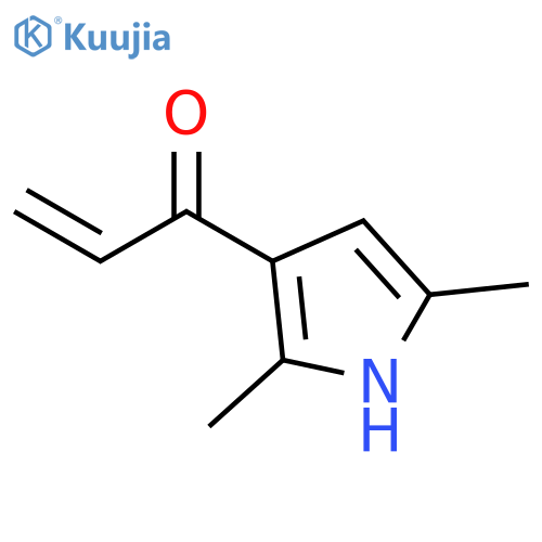 1-(2,5-dimethyl-1H-pyrrol-3-yl)prop-2-en-1-one structure