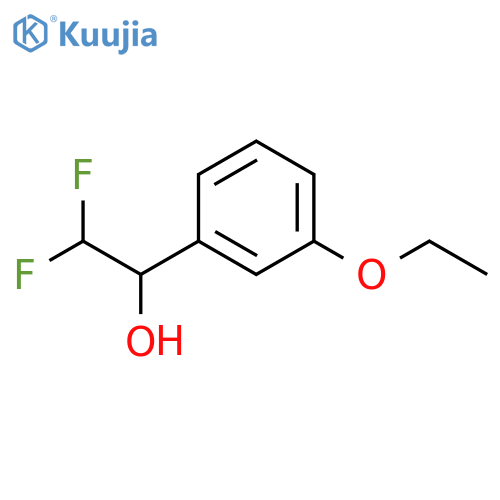 1-(3-ethoxyphenyl)-2,2-difluoroethan-1-ol structure