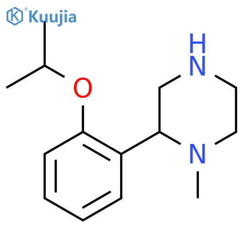 1-methyl-2-2-(propan-2-yloxy)phenylpiperazine structure