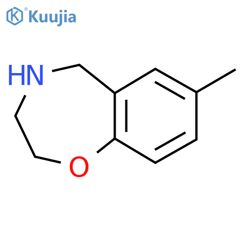 7-Methyl-2,3,4,5-tetrahydro-1,4-benzoxazepine structure