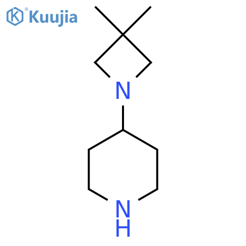 4-(3,3-dimethylazetidin-1-yl)piperidine structure