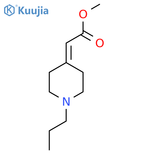 methyl 2-(1-propylpiperidin-4-ylidene)acetate structure