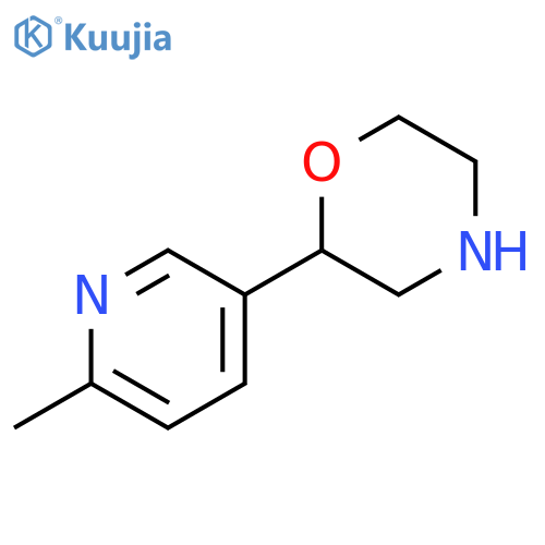 2-(6-methylpyridin-3-yl)morpholine structure