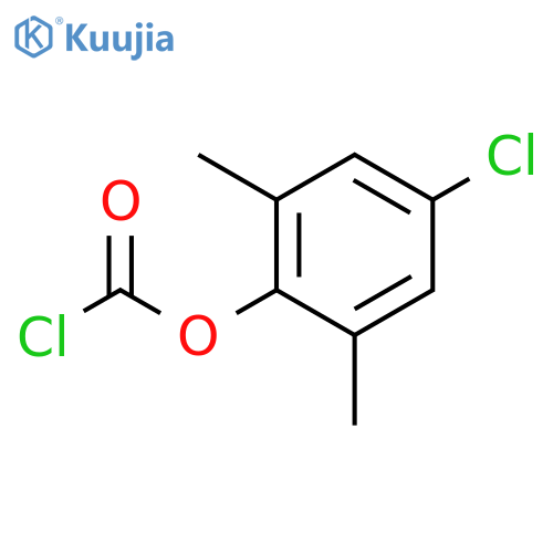 4-chloro-2,6-dimethylphenyl chloroformate structure
