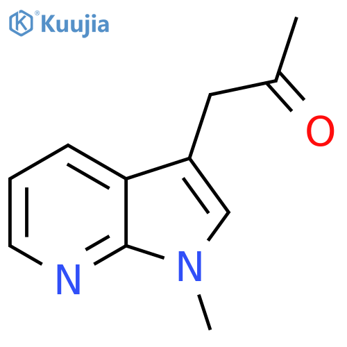 1-{1-methyl-1H-pyrrolo2,3-bpyridin-3-yl}propan-2-one structure