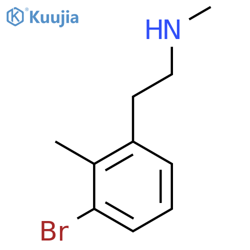 2-(3-bromo-2-methylphenyl)ethyl(methyl)amine structure