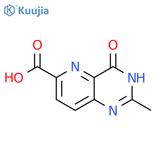 3,4-Dihydro-2-methyl-4-oxopyrido[3,2-d]pyrimidine-6-carboxylic acid structure