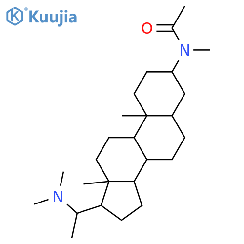 Pregnane-3,20-diamine; (3α,5α,20S)-form, N3,N20,N20-Tri-Me, N3-Ac structure