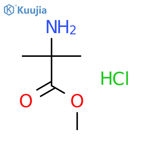 methyl 2-amino-2-methyl-propanoate;hydrochloride structure