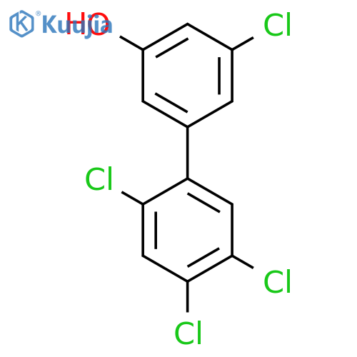 [1,1'-BIPHENYL]-3-OL, 2',4',5,5'-TETRACHLORO- structure