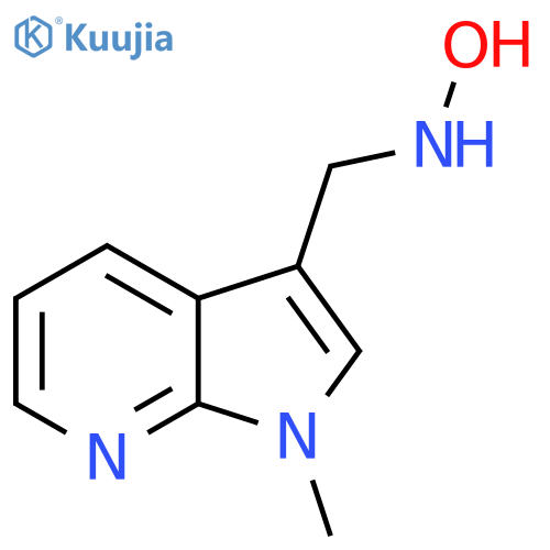 N-({1-methyl-1H-pyrrolo2,3-bpyridin-3-yl}methyl)hydroxylamine structure