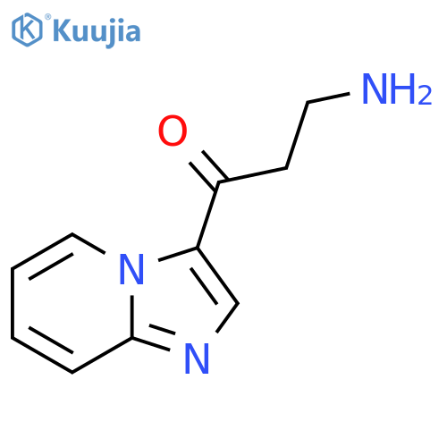 3-amino-1-{imidazo1,2-apyridin-3-yl}propan-1-one structure