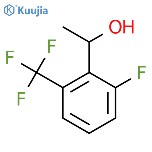 1-(2-Fluoro-6-(trifluoromethyl)phenyl)ethanol structure