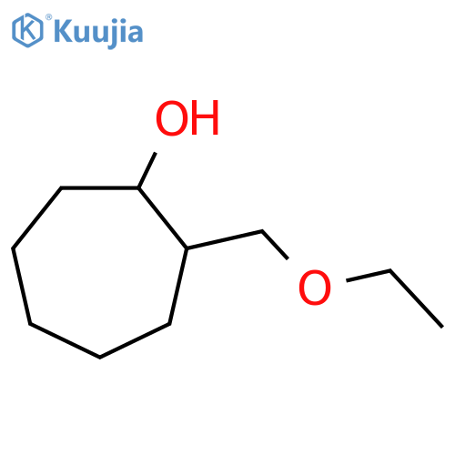2-(Ethoxymethyl)cycloheptan-1-ol structure