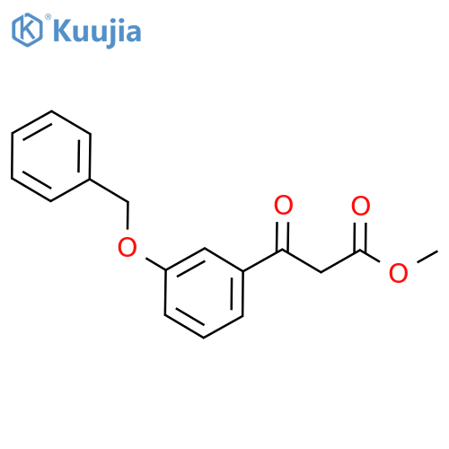 Methyl 3-(3-(Benzyloxy)phenyl)-3-oxopropanoate structure