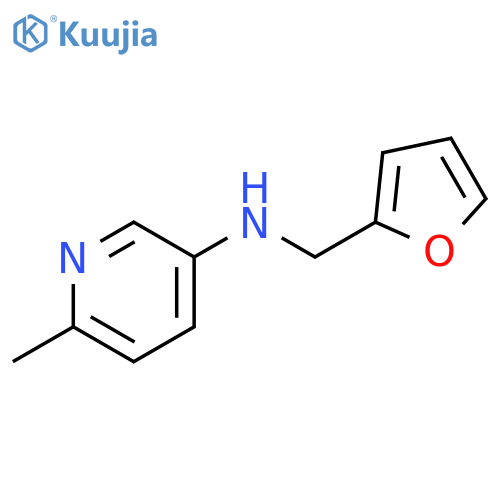 N-(furan-2-yl)methyl-6-methylpyridin-3-amine structure