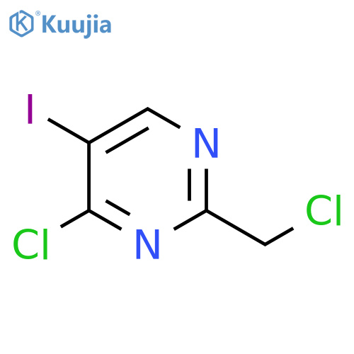 4-Chloro-2-chloromethyl-5-iodo-pyrimidine structure