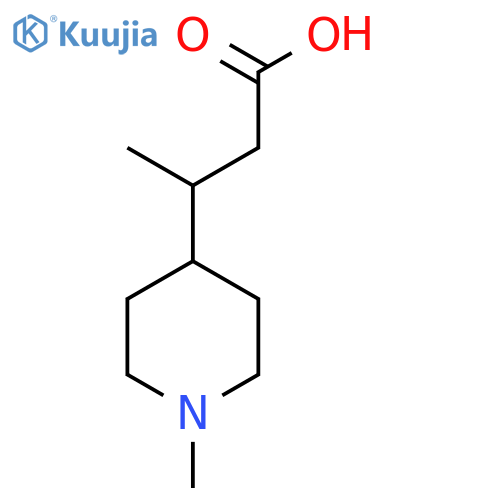 3-(1-methylpiperidin-4-yl)butanoic acid structure