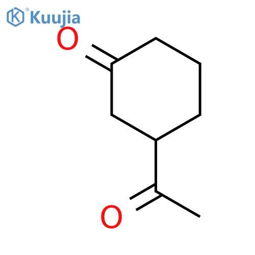 Cyclohexanone, 3-acetyl- structure