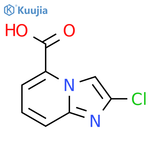 2-Chloroimidazo[1,2-a]pyridine-5-carboxylic acid structure