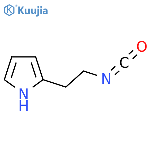 2-(2-isocyanatoethyl)-1H-pyrrole structure