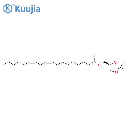 (S)-1-Linoleoyl-2,3-isopropylidene-rac-glycerol structure
