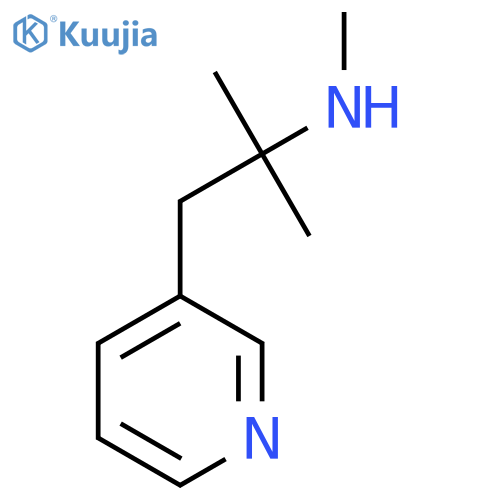 methyl2-methyl-1-(pyridin-3-yl)propan-2-ylamine structure