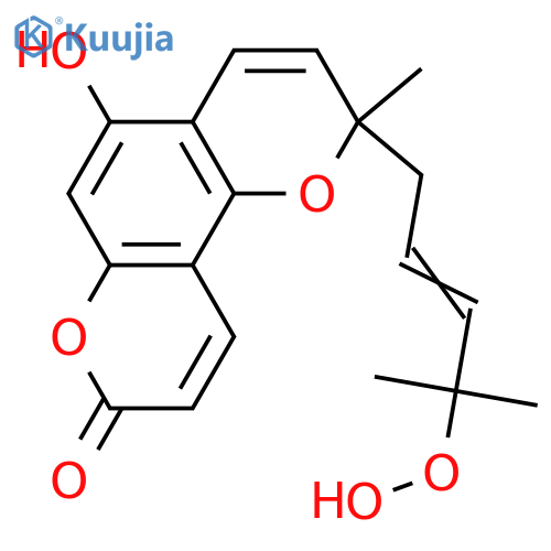 Protobruceol I; Δ2'-Isomer(E)-, 4'-hydroperoxy structure