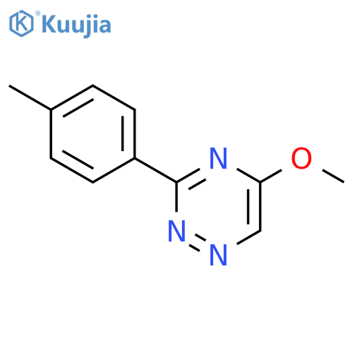 1,2,4-Triazine, 5-methoxy-3-(4-methylphenyl)- structure