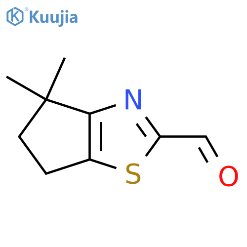 4H-Cyclopentathiazole-2-carboxaldehyde, 5,6-dihydro-4,4-dimethyl- structure