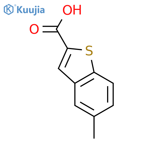 5-Methyl-1-benzothiophene-2-carboxylic Acid structure