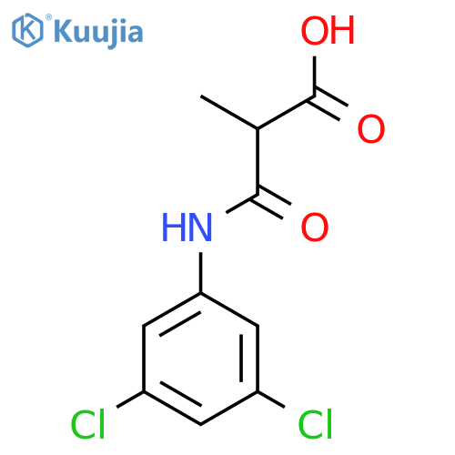 3-(3,5-Dichloroanilino)-2-methyl-3-oxopropanoic acid structure