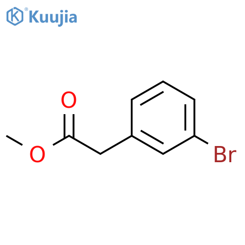 Methyl 2-(3-bromophenyl)acetate structure