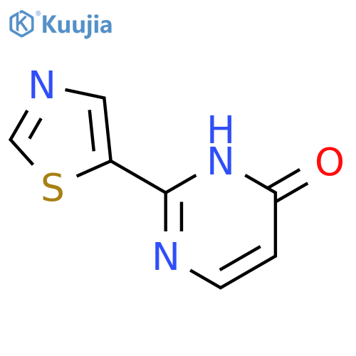 2-(1,3-thiazol-5-yl)-3,4-dihydropyrimidin-4-one structure