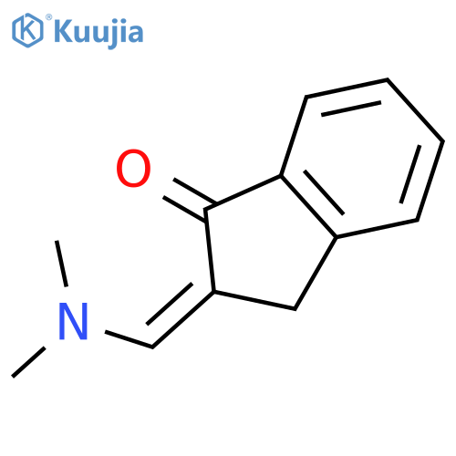 1H-Inden-1-one, 2-[(dimethylamino)methylene]-2,3-dihydro-, (E)- structure