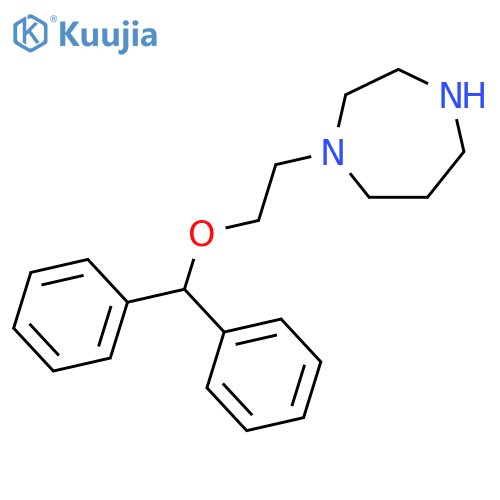 1-2-(Benzhydryloxy)ethyl-1,4-diazepane structure
