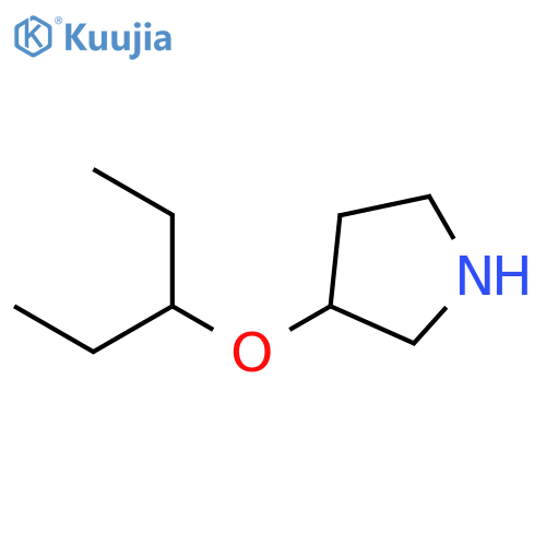 3-(pentan-3-yloxy)pyrrolidine structure