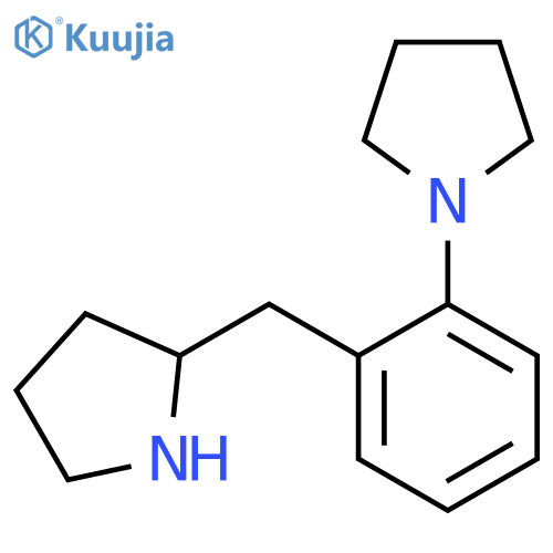 1-{2-(pyrrolidin-2-yl)methylphenyl}pyrrolidine structure