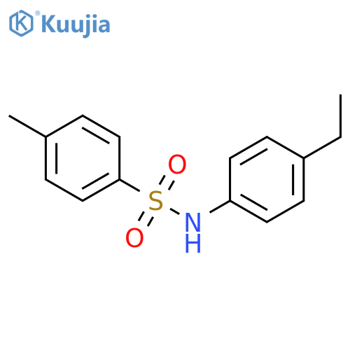 Benzenesulfonamide, N-(4-ethylphenyl)-4-methyl- structure
